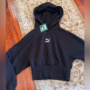 Puma crop top sweater hoodie monogram